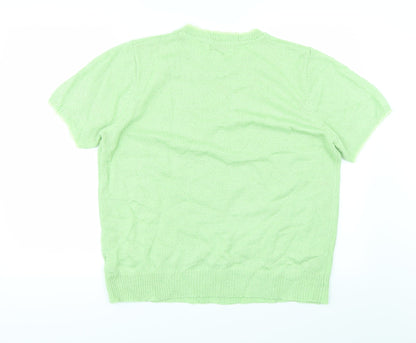 REFLECT Womens Green   Basic T-Shirt Size L