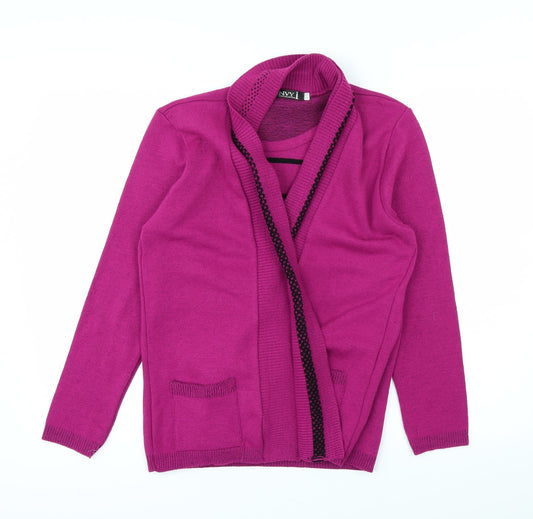 Envy Womens Purple   Pullover Jumper Size M