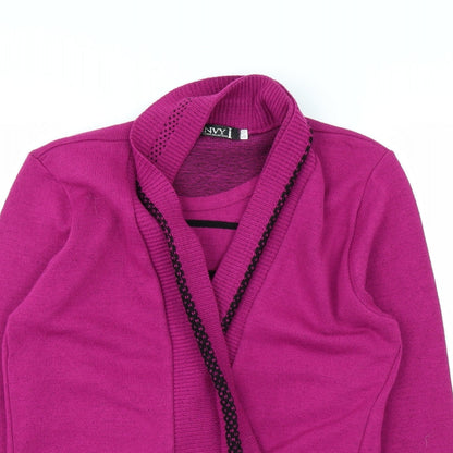 Envy Womens Purple   Pullover Jumper Size M