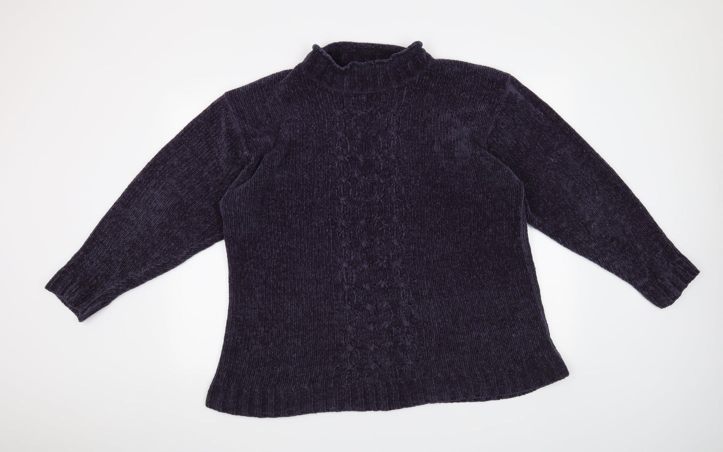 Enrico Leoni Womens Blue   Pullover Jumper Size L