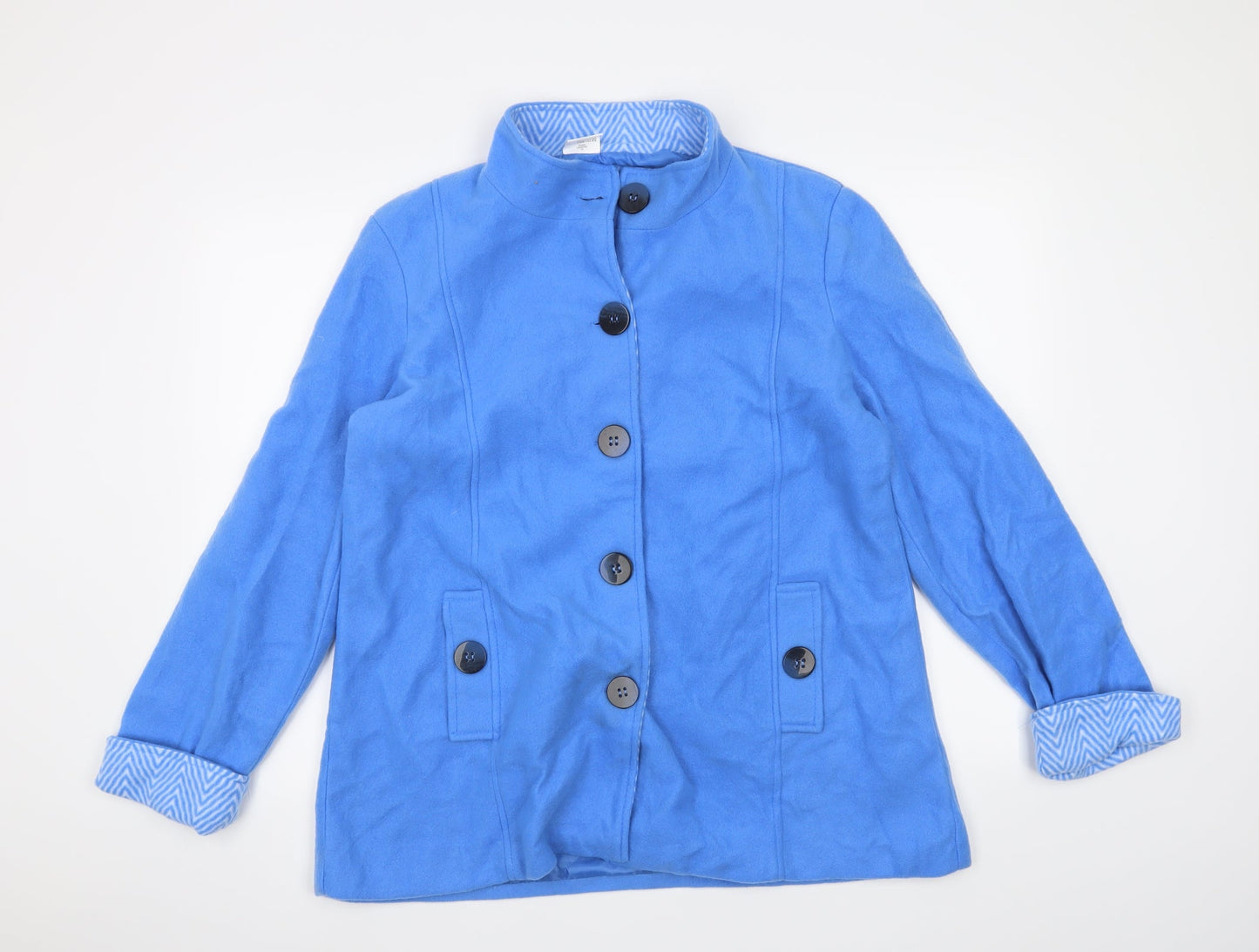 Womens UK Size M Anne De Lancay Blue Jacket