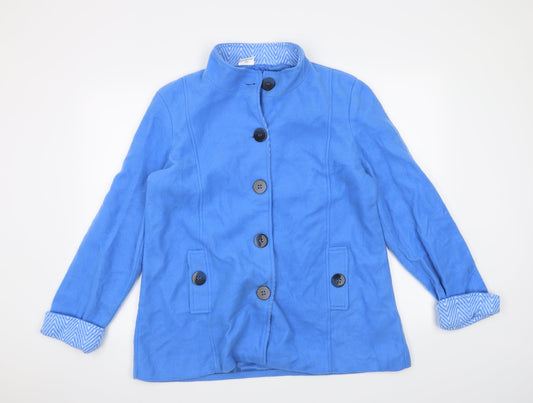 Womens UK Size M Anne De Lancay Blue Jacket