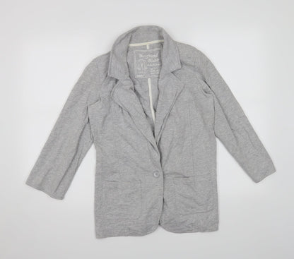 Womens UK Size 8 Denim & Co. Grey Jacket