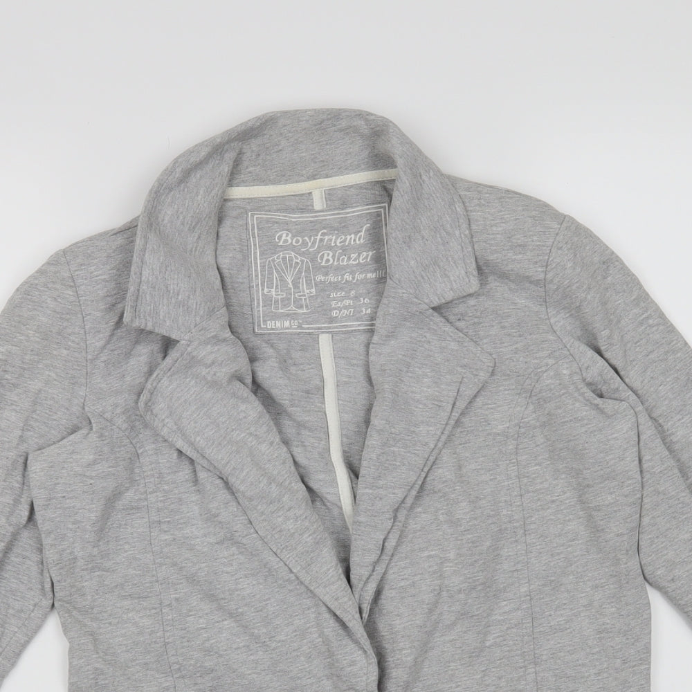 Womens UK Size 8 Denim & Co. Grey Jacket
