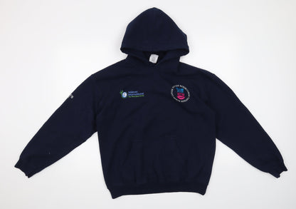 Gildan Womens Blue   Pullover Hoodie Size M