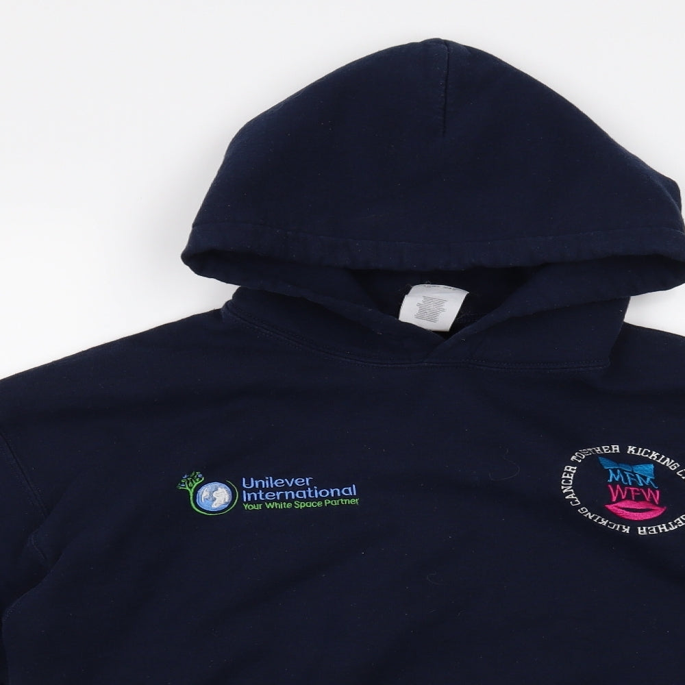 Gildan Womens Blue   Pullover Hoodie Size M