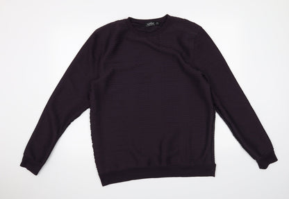 Topman Mens Purple   Pullover Jumper Size M
