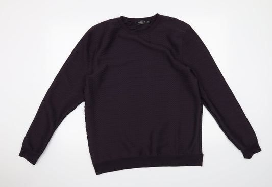 Topman Mens Purple   Pullover Jumper Size M