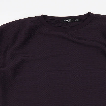 Topman Mens Purple   Pullover Jumper Size M