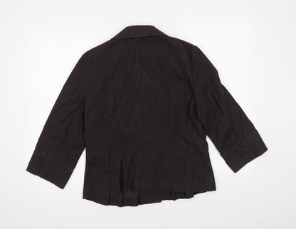 Womens UK Size 14 Per Una Brown Jacket