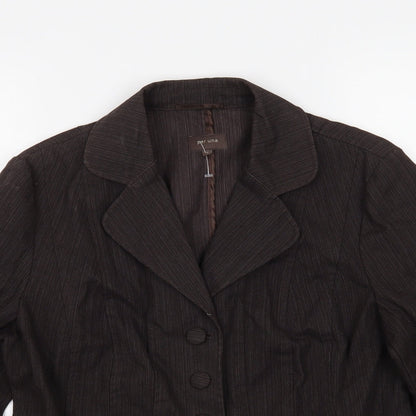 Womens UK Size 14 Per Una Brown Jacket