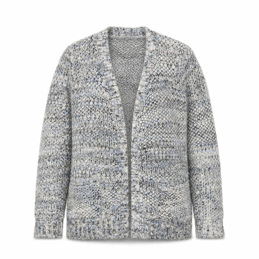 Papaya Womens Grey  Knit Cardigan Jumper Size S