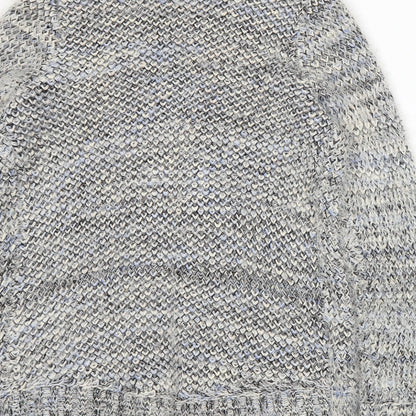 Papaya Womens Grey  Knit Cardigan Jumper Size S