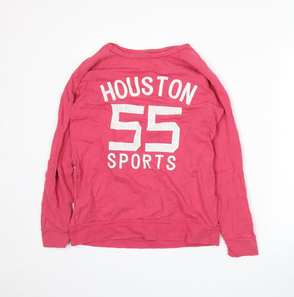 F&F Womens Pink   Pullover Sweatshirt Size 10