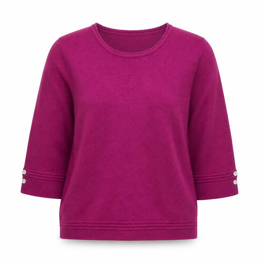 Text. Womens Purple   Pullover Jumper Size M
