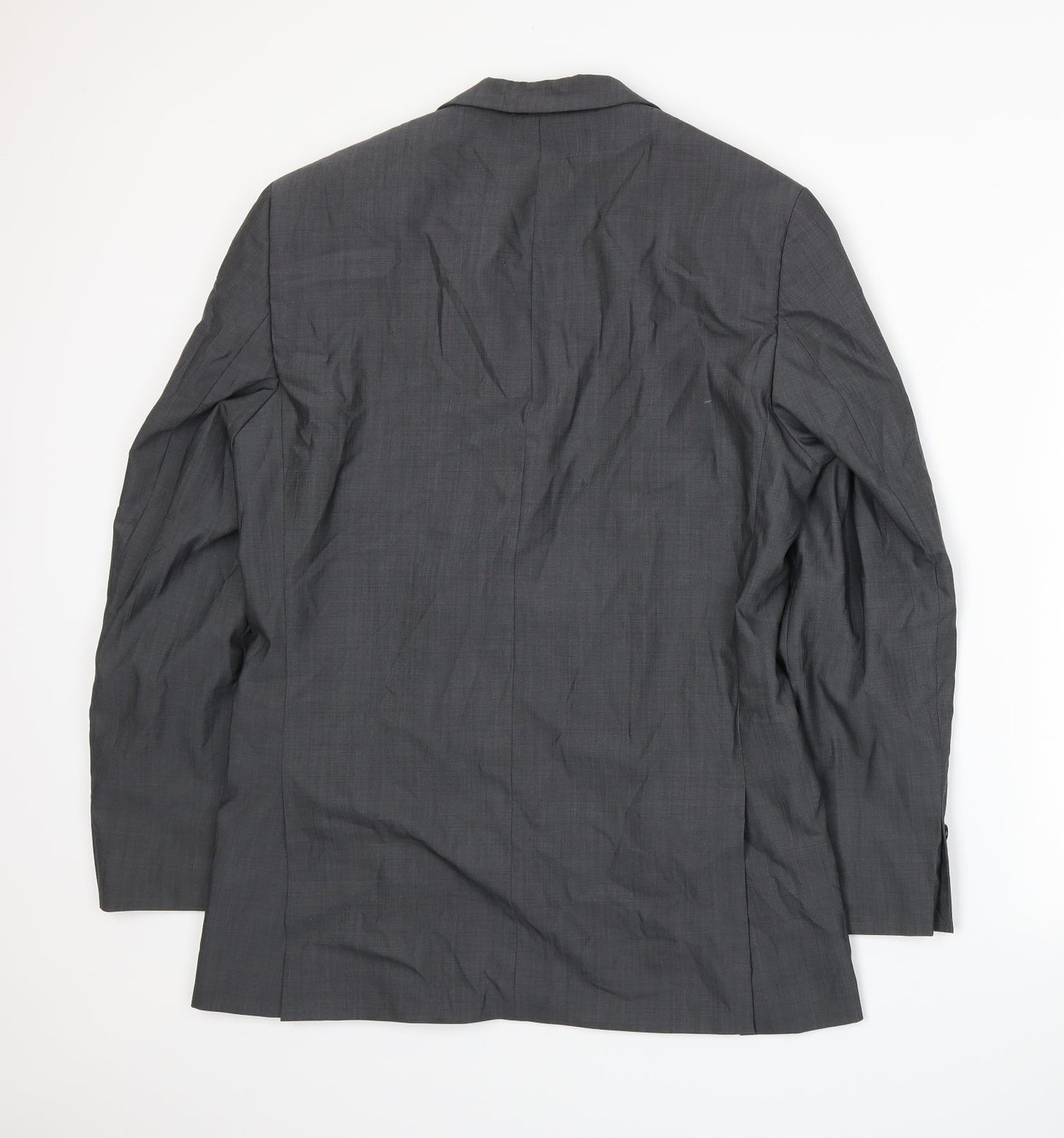 Mens UK Size L Preworn Regular Grey Suit Jacket