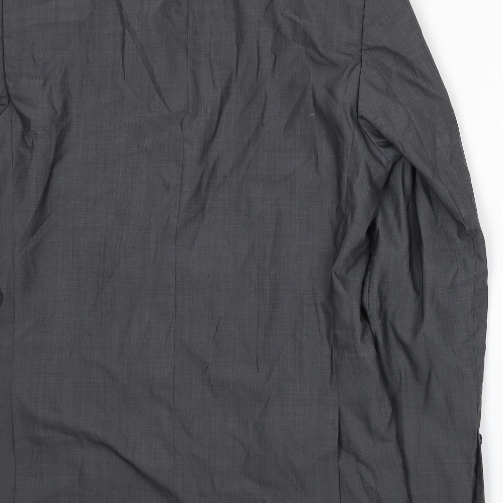 Mens UK Size L Preworn Regular Grey Suit Jacket