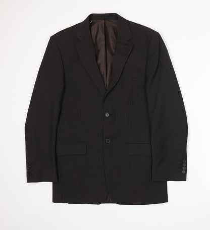 Mens UK Size S Marks and Spencer Regular Brown Suit Jacket