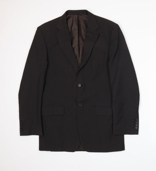 Mens UK Size S Marks and Spencer Regular Brown Suit Jacket