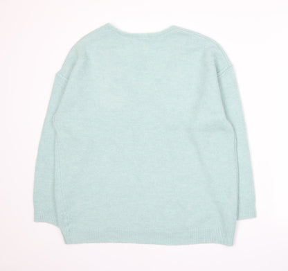 George Mens Blue  Knit Pullover Jumper Size M