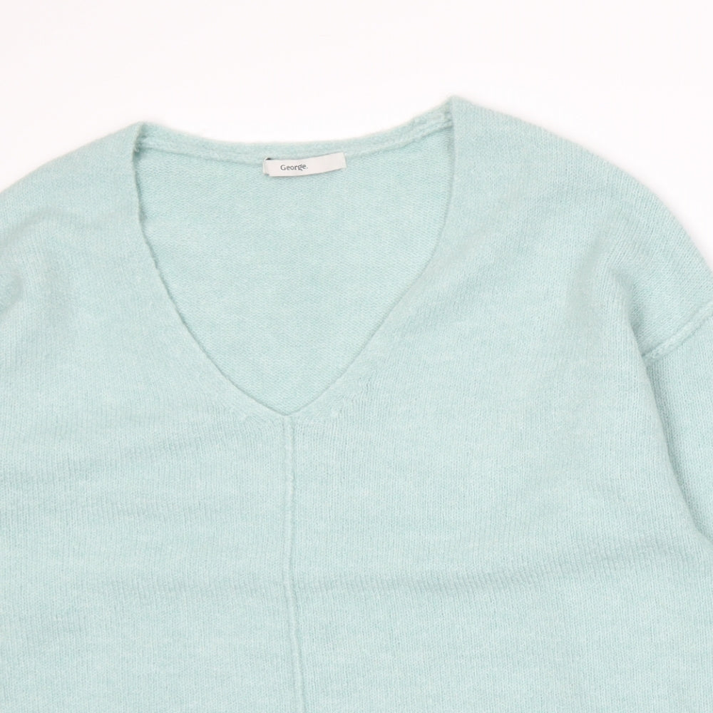 George Mens Blue  Knit Pullover Jumper Size M