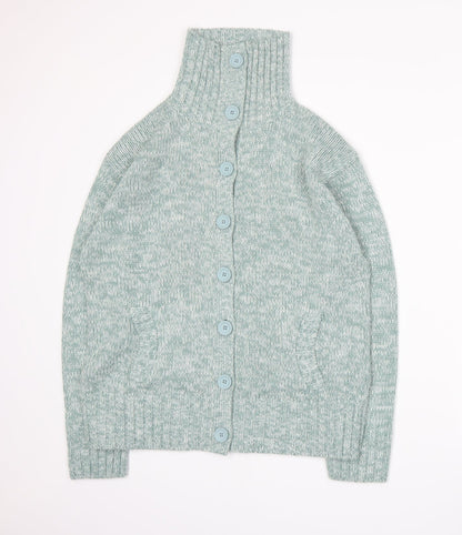 Bonmarché Womens Blue  Knit Cardigan Jumper Size L