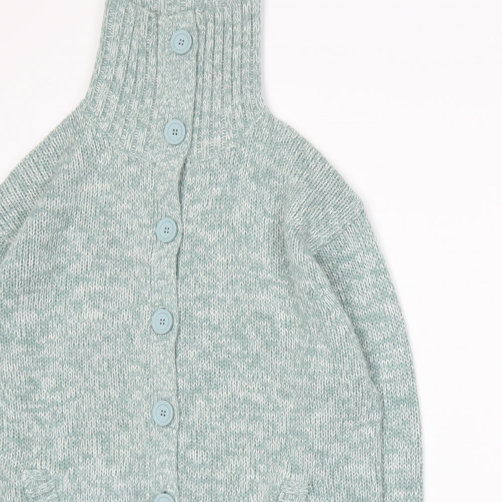 Bonmarché Womens Blue  Knit Cardigan Jumper Size L