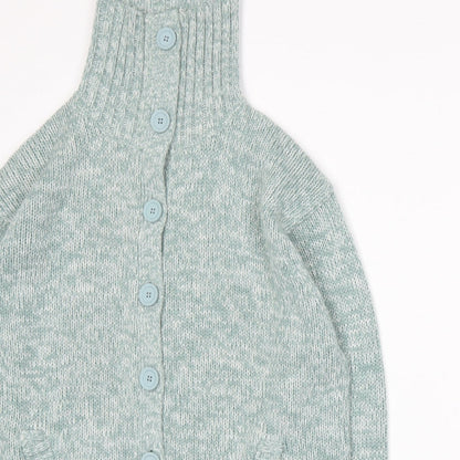 Bonmarché Womens Blue  Knit Cardigan Jumper Size L