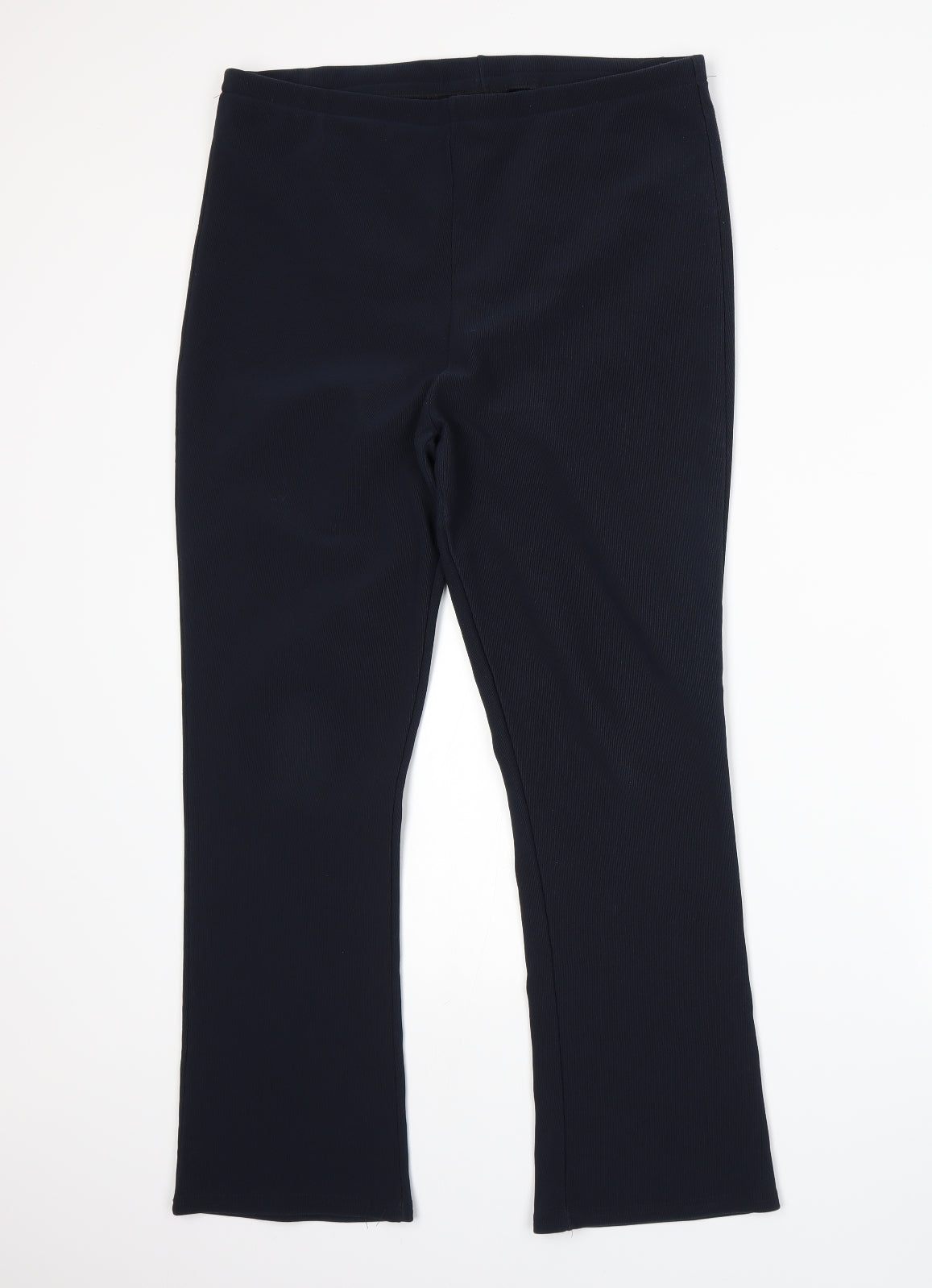 Womens UK Size 14 Preworn Regular Fit Sweatpants Blue Trousers