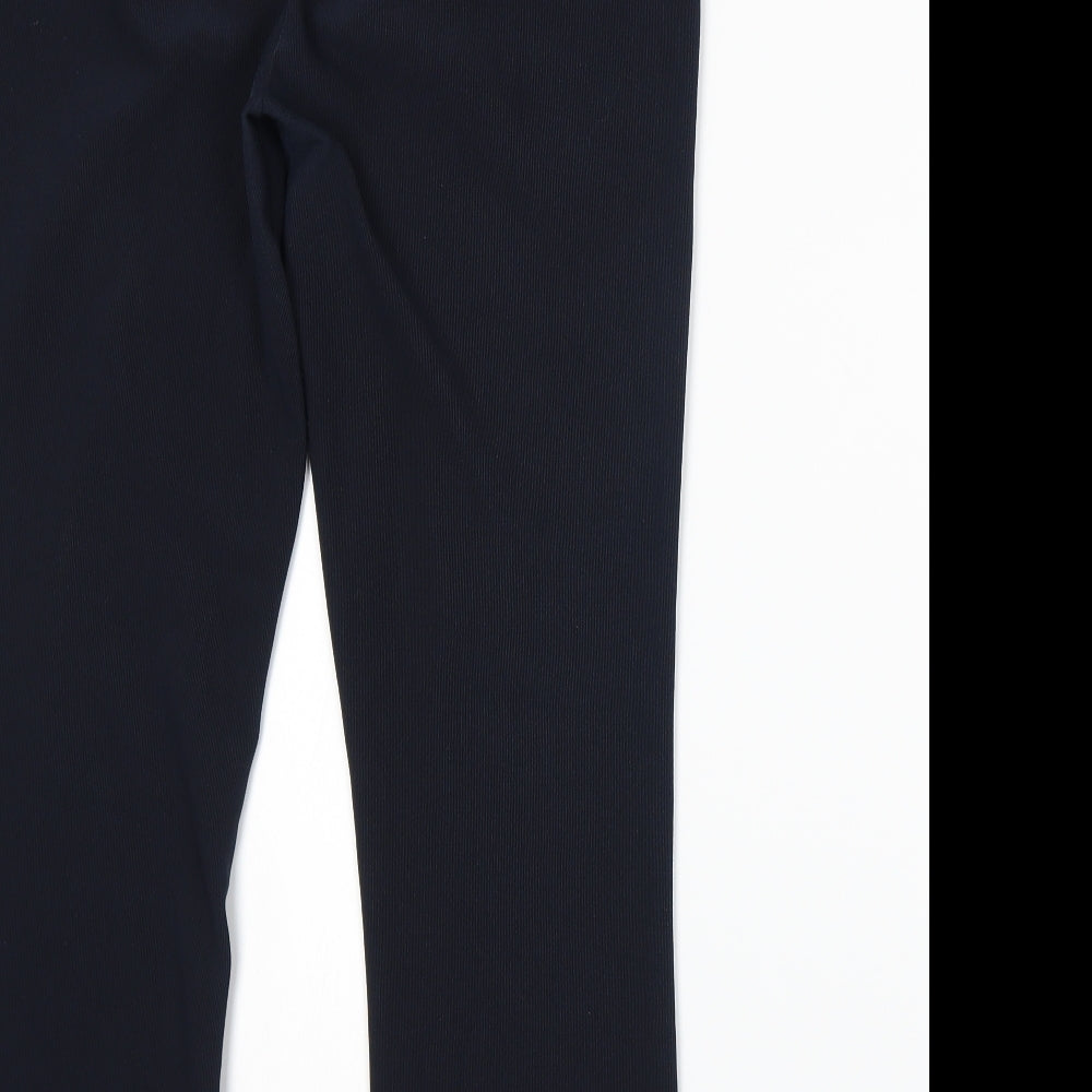 Womens UK Size 14 Preworn Regular Fit Sweatpants Blue Trousers