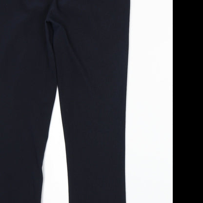 Womens UK Size 14 Preworn Regular Fit Sweatpants Blue Trousers