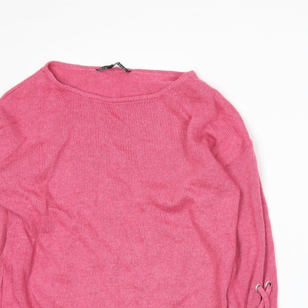 BHS Womens Pink  Knit Pullover Jumper Size 10