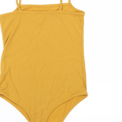 Pretty little thing Womens Beige   Bodysuit One-Piece Size 12