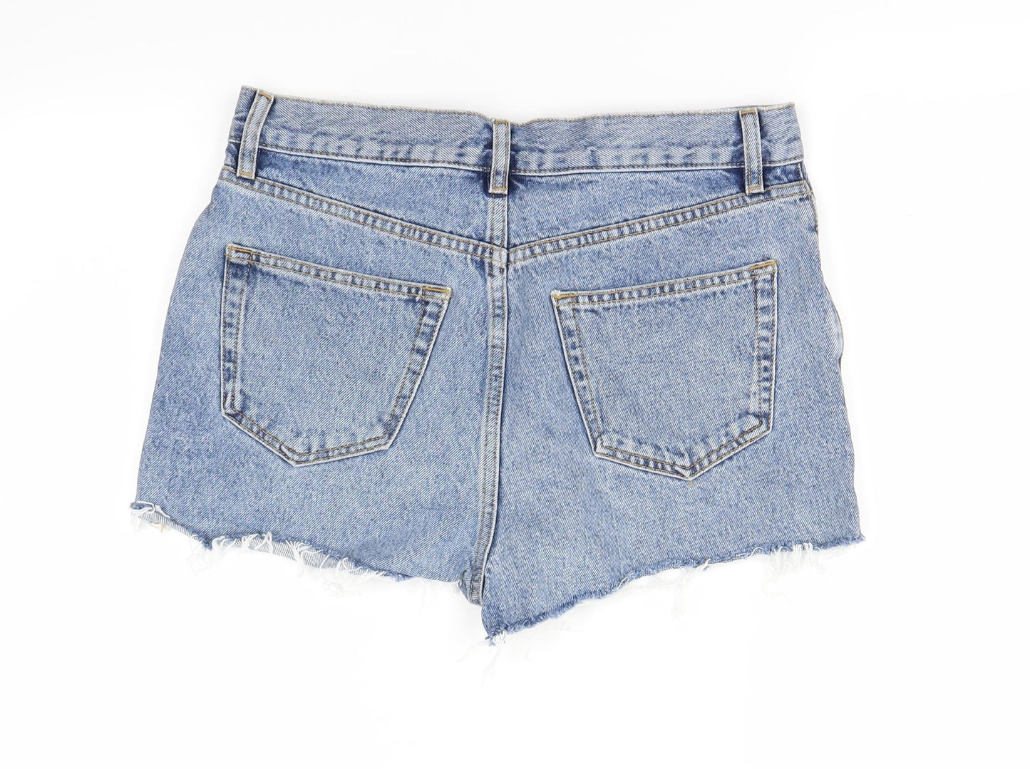Womens UK Size 10 Preworn Regular Fit Cut-Off Shorts