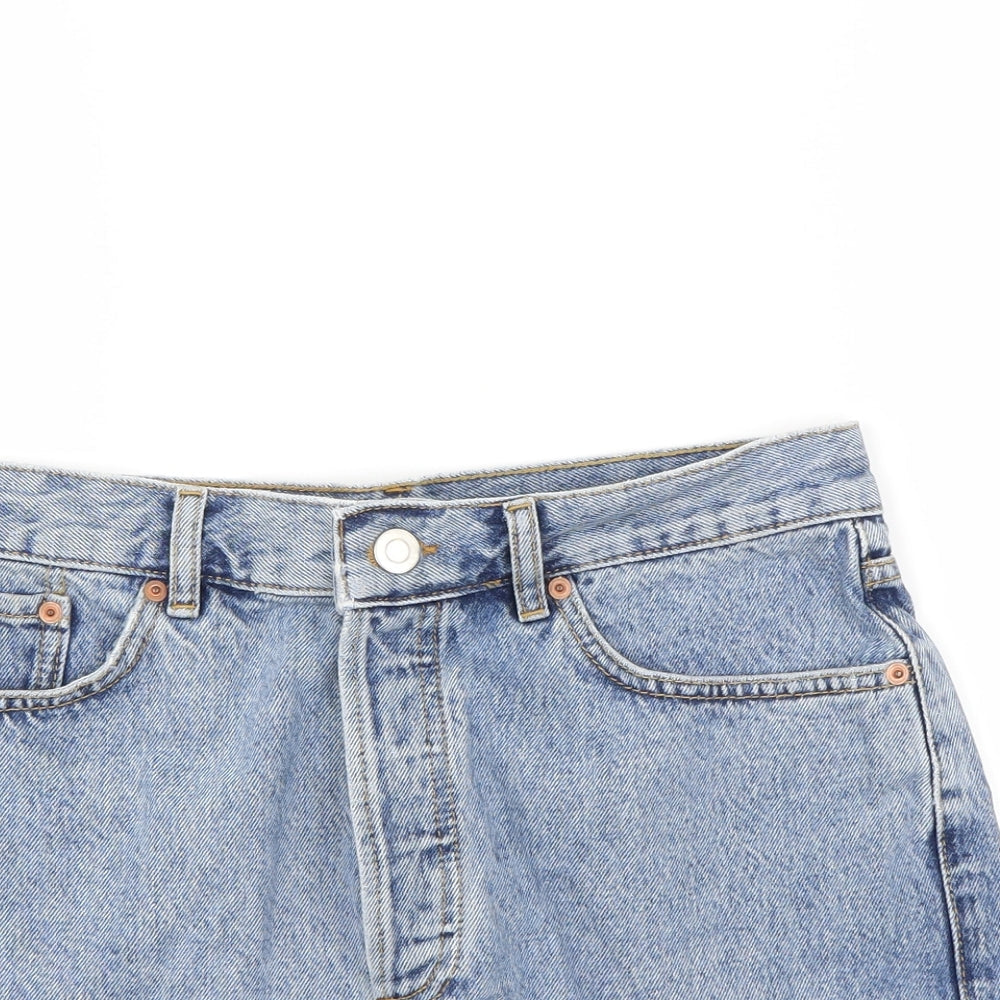 Womens UK Size 10 Preworn Regular Fit Cut-Off Shorts