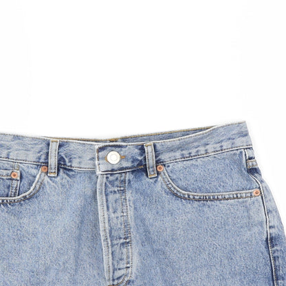 Womens UK Size 10 Preworn Regular Fit Cut-Off Shorts