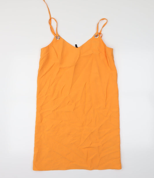 Topshop Womens Orange   Mini  Size 8