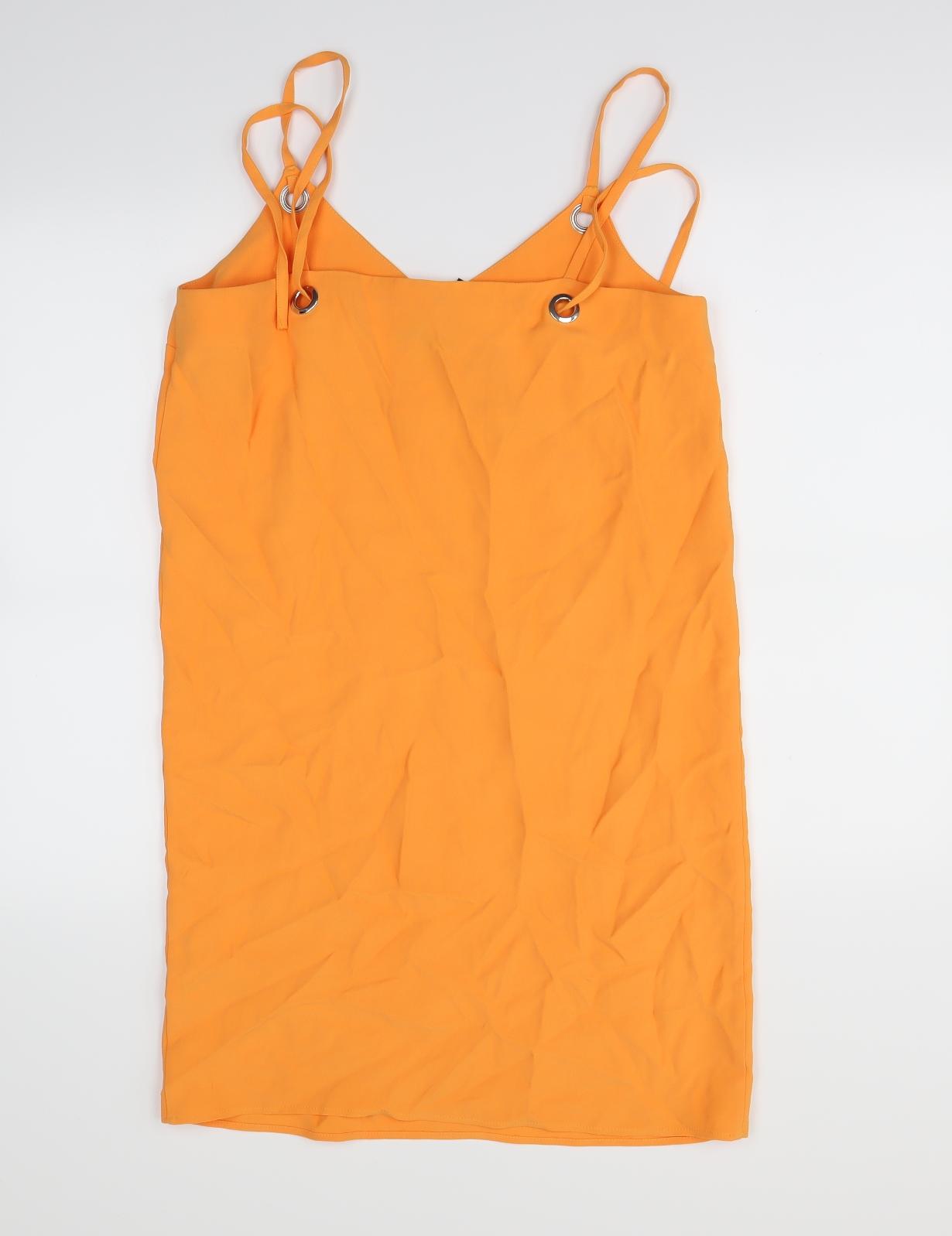 Topshop Womens Orange   Mini  Size 8