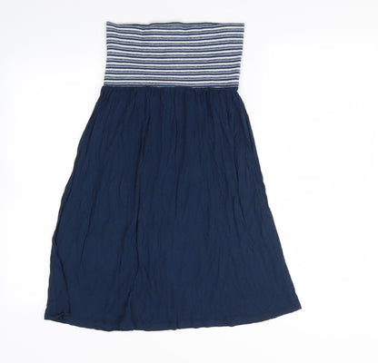 Baby Angel Womens Blue Striped  Mini  Size M