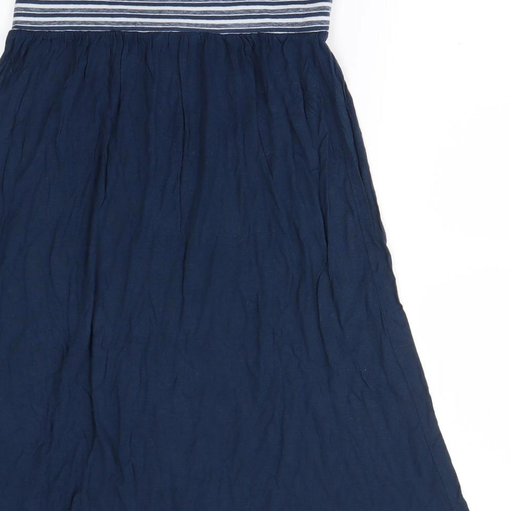 Baby Angel Womens Blue Striped  Mini  Size M