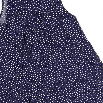 Sportsgirl Womens Blue Polka Dot  Mini  Size 8