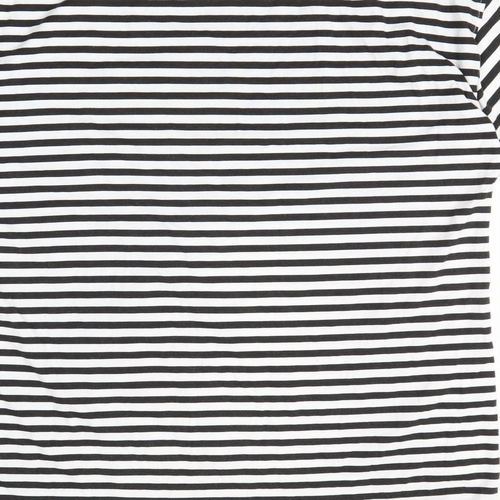 Womens UK Size 10 Missguided Black Basic T-Shirt
