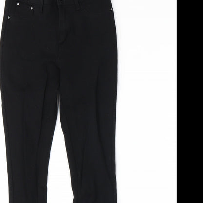 Miss Anna Womens Black  Denim Skinny Jeans Size 6 L26 in