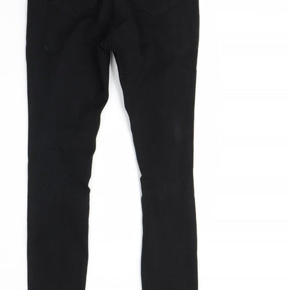 Miss Anna Womens Black  Denim Skinny Jeans Size 6 L26 in