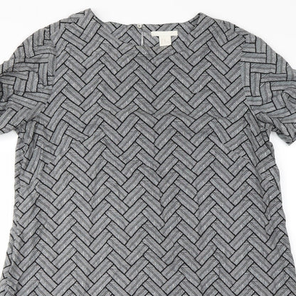 H&M Womens Multicoloured Geometric  Mini  Size 10