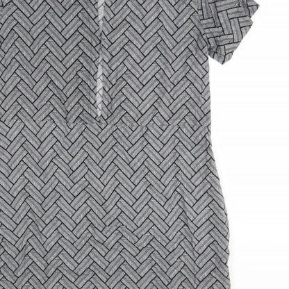 H&M Womens Multicoloured Geometric  Mini  Size 10