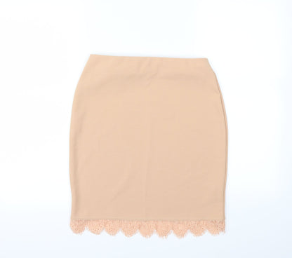 Missguided Womens Pink   Mini Skirt Size 10