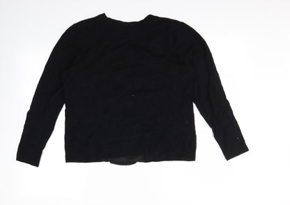 Bonmarché Womens Black   Pullover Sweatshirt Size M