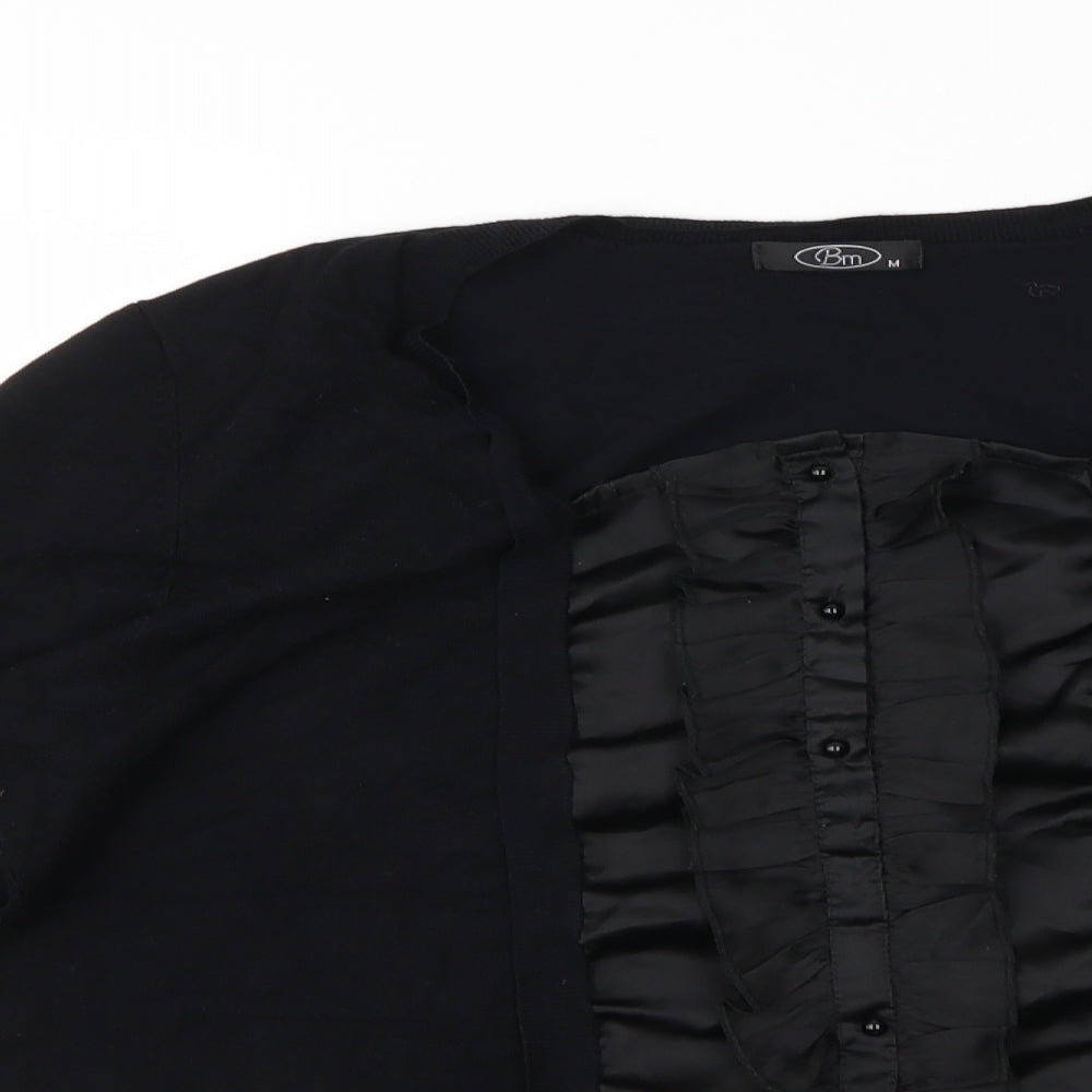 Bonmarché Womens Black   Pullover Sweatshirt Size M