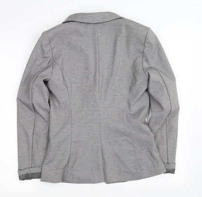 Womens UK Size 36 H&M Regular Grey Blazer